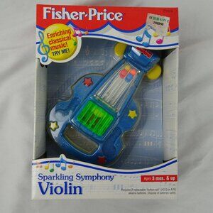 Vintage 1999 KB Toys Fisher Price Sparkling Symphony Violin 3 months and Up